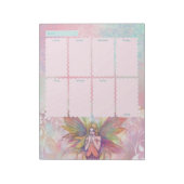 Wildblume für den wöchentlichen Planer Notepad Notizblock (Rotiert)