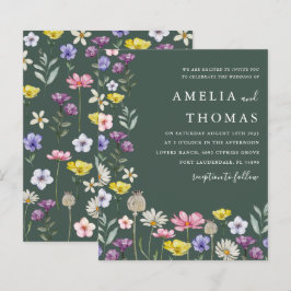 Wildblume für grüne Blumenzwiebeln