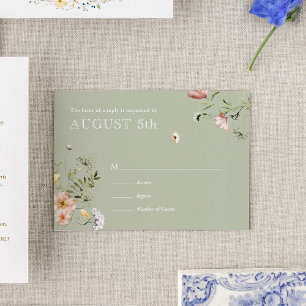 Wildblume für Hochzeiten auf Wasserfarben