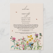 Wildblume für Hochzeiten auf Wasserfarben Programm (Vorderseite)