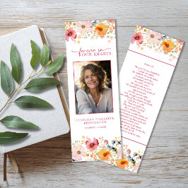 Wildblume für immer in unserem Herz-Gedächtnis-Sak