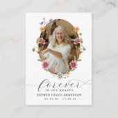 Wildblume für immer in unseren Herzogskarten Visitenkarte (Vorderseite)