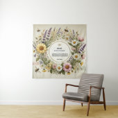 "Wildblume für Kernbrennstoff" Personalisiert Wandteppich (Beispiel)