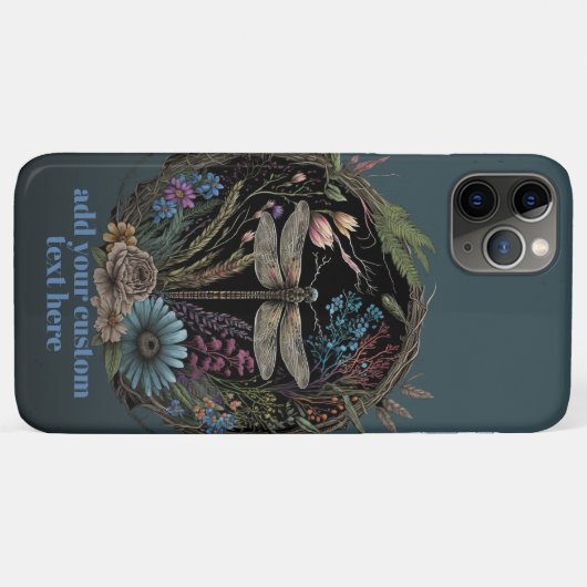 Wildblume für Libellenfliegen Case-Mate iPhone Hülle (Rückseite (Horizontal))