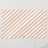 Wildblume für Mädchen - Babydusche - Empfehlung Wu Briefpapier (Rückseite)