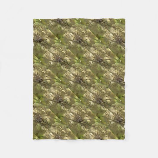 Wildblume für Samenleiter Fleecedecke (Vorderseite)