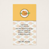 Wildblume für selbstgemachte Bath & Body Calendula (Rückseite)