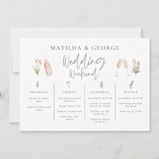 Wildblume für Wasserfarben (Vorderseite)