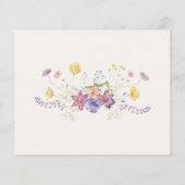 Wildblume für Wasserfarben (Rückseite)