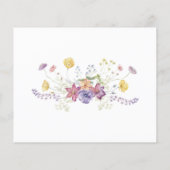 Wildblume für Wasserfarben (Rückseite)