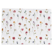 Wildblume für Wasserfarben Große Geschenktüte (Rückseite)