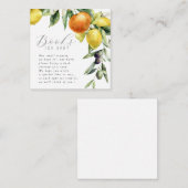 Wildblume für Wasserfarben Kinderdusche Buchungsan Begleitkarte (Vorne/Hinten)