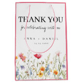 Wildblume für Wasserfarben mit mittelgroßen Gesche Mittlere Geschenktüte (Vorderseite)