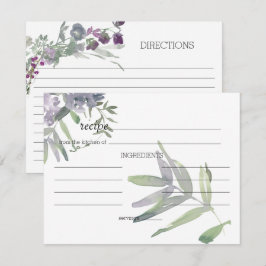 Wildblume für Wasserfarben Mitteilungskarte