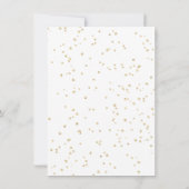 Wildblume Garden 1. Geburtstag Einladung (Rückseite)