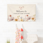 Wildblume Garden Baby Duschbanner Banner (Insitu)