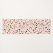 Wildblume Garden Blumenmuster Yogamatte (Rückseite (Horizontal))