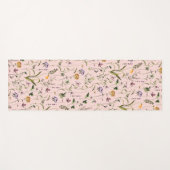 Wildblume Garden Blumenmuster Yogamatte (Vorderseite (Horizontal))
