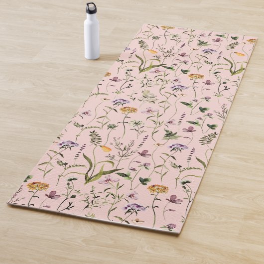 Wildblume Garden Blumenmuster Yogamatte (Beispiel)
