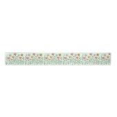 Wildblume Garden Blumenstrauß Blume Blume Muster Satinband (Vorderseite)