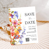 Wildblume Garden Boho Floral Elegante Hochzeit Save The Date