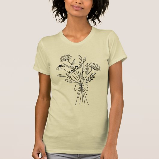 Wildblume Garden Bouquet T-Shirt (Vorderseite)