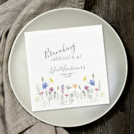 Wildblume Garden Brautparty Brunch Serviette