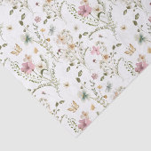 Wildblume Garden Butterfly Seidenpapier (Ausschnitt)