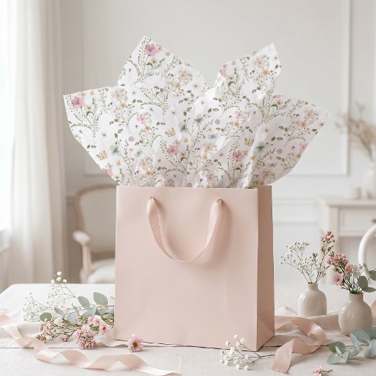 Wildblume Garden Butterfly Seidenpapier