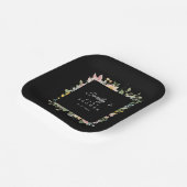 Wildblume Garden Charm | Babyduschplatte Pappteller (Gewinkelt)