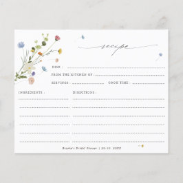 Wildblume Garden chic Brautparty Rezept