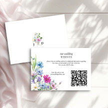 Wildblume Garden Floral Wedding Website QR Code