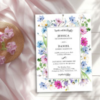 Wildblume Garden Gerahmte Hochzeit