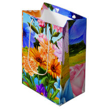 Wildblume Garden Geschenktasche