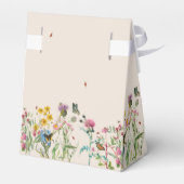 Wildblume Garden & Insekten Hochzeit Geschenkschachtel (Rückseite)