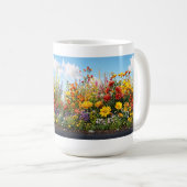 Wildblume Garden Kaffee Tasse. Kaffeetasse (VorderseiteRechts)