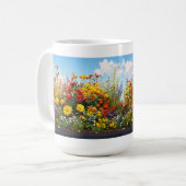 Wildblume Garden Kaffee Tasse. Kaffeetasse (Vorderseite Links)