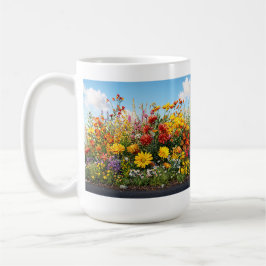 Wildblume Garden Kaffee Tasse. Kaffeetasse