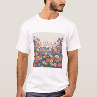 Wildblume Garden Kunst T-Shirt