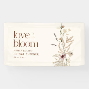 Wildblume Garden Liebe ist in Bloom Banner