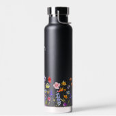 Wildblume Garden Monogram Name Trinkflasche (Links)