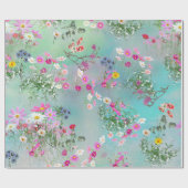 Wildblume Garden ON KÜNSTLERISCH PAPIER Geschenkpapier (Flach)