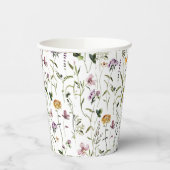 Wildblume Garden Pattern Pappbecher (Links)