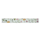 Wildblume Garden Pattern Satinband (Vorderseite)