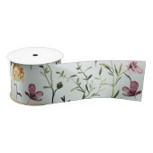 Wildblume Garden Pattern Satinband (Spule)