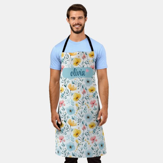 Wildblume Garden Pattern Schürze (Getragen)