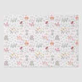 Wildblume Garden Pattern Seidenpapier (Vorderseite)
