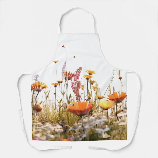 Wildblume Garden Schürze (Vorderseite)