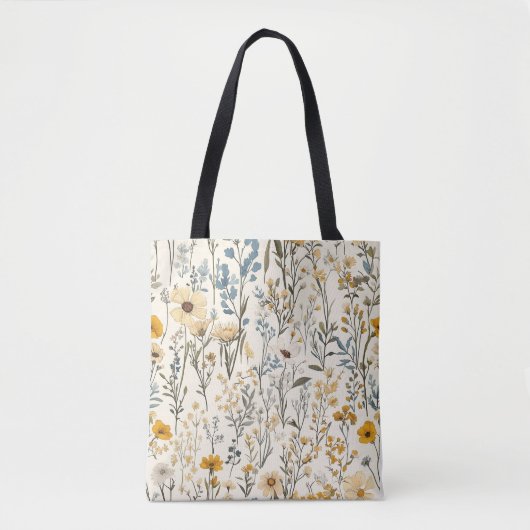 Wildblume Garden Tasche (Vorderseite)