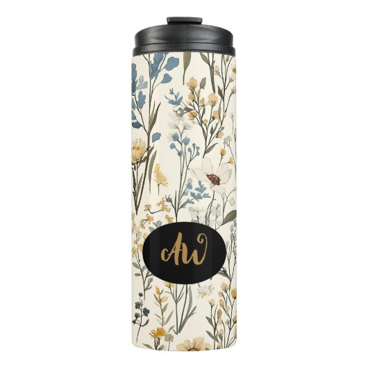 Wildblume Garden Thermosbecher (Vorderseite)